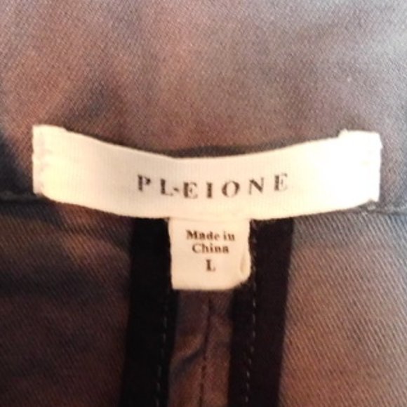 Pleione Women's Dark Gray Military Vest Size L - Picture 5 of 14